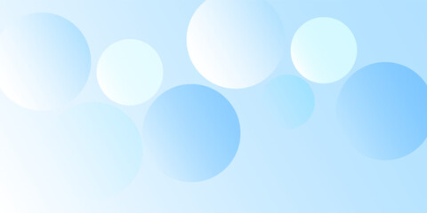 Modern geometric background gradient soft light blue bokeh for Graphic Business background hitech technology abstract
