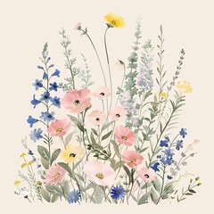Romantic pink flowers in soft light evoke serenity and timeless natural beauty.