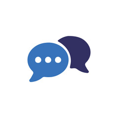blue chat icon