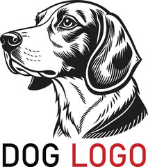 Dog logo art