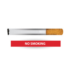 no smoking sign. vector illustration.