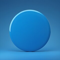 blue glass sphere
