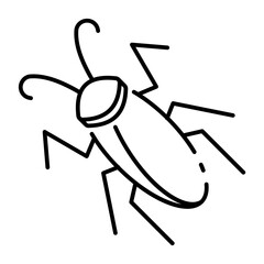 This Cockroach icon is suitable for Insect, Bug, Insect Control, etc