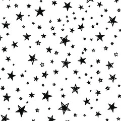 Sparkle Star Vector Stock Illustration. Star Minimalist North Star Icon Set – Celestial Elements for Astronomy, Navigation, and Holiday Designs.