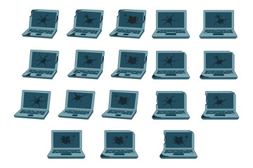 Broken and Damaged Laptop Collection