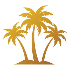 Sun Kissed Beach With Golden Sands And Palms