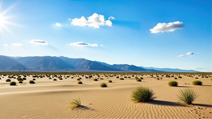 landscape with mountains