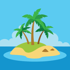 Miami Vice Themed Art With Neon Palms