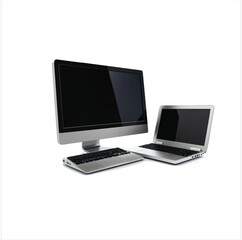 computer and laptop interface view Transparent Background