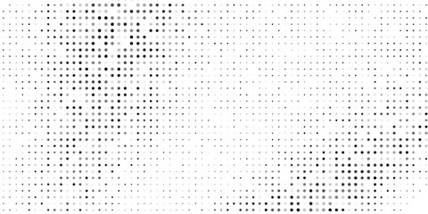 Modern halftone gradient texture. Vanishing polka dot background. Repeating dots gradation pattern background abstract simple art