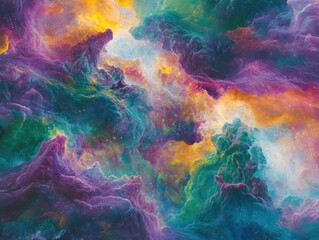 Abstract Cosmic Cloudscape