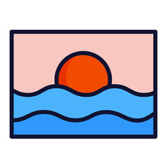 vector illustration of a sun, sun and clouds, vector illustration of a sun, magnifying glass on the map, magnifying glass on paper