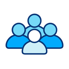 multiple users group profile icon design