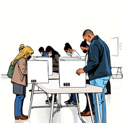 business team working together in office