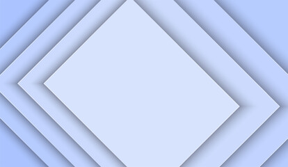 Obraz premium Paper layer rectangle blue abstract background. corner and lines use for banner, cover, poster, wallpaper, design with space for text.