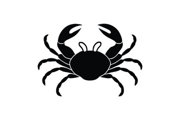 crab-silhouette--isolated-on-white--design-element.eps
