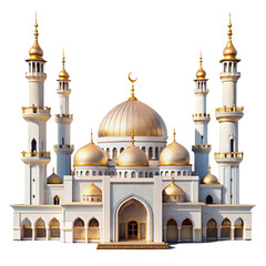 Obraz premium mosque in abu dhabi united emirates