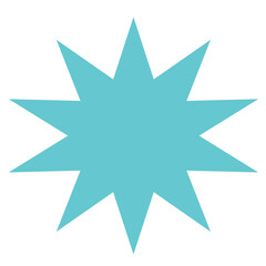 光る星のキラキラアイコン