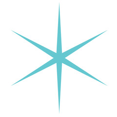 光る星のキラキラアイコン