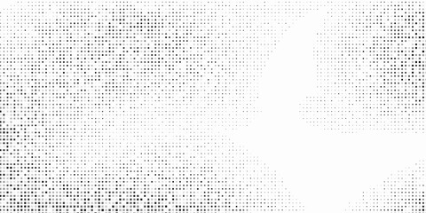 Illustration dotted halftone gradient texture. Vanishing polka dot background. Repeating dots gradation modern