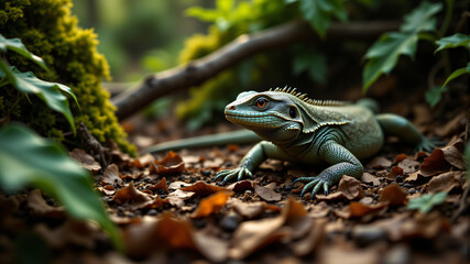 Green Iguana in Nature