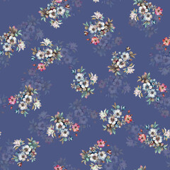FLORAL FLOWER ALLOVER SEAMLESS PATTERN