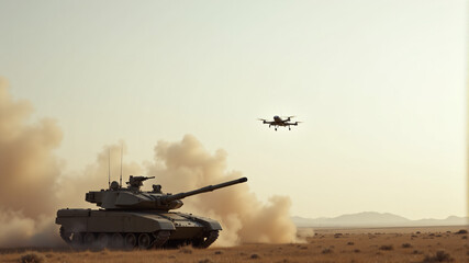 Tank and Plane Air Combat