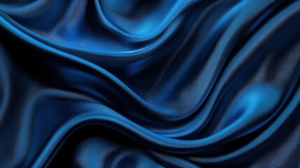 Obraz premium Midnight Blue Silk