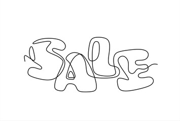 One line continuous drawing 