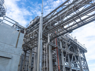 Equipment in water treatment plant in chemical industry to purify water for Steam generator, power...