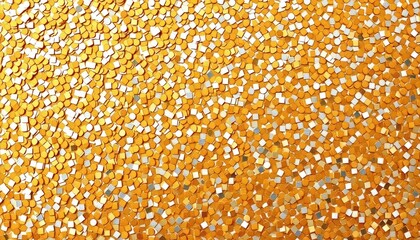Golden Glittering mosaic with a shimmering, festive and sparkling effect