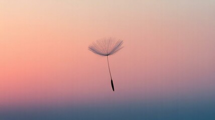 Dreamy Pink Sky Aesthetic Background – Soft Sunset Gradient with Gentle Pastel Hues for Romantic, Calm, and Serene Atmosphere in Digital Art and Design