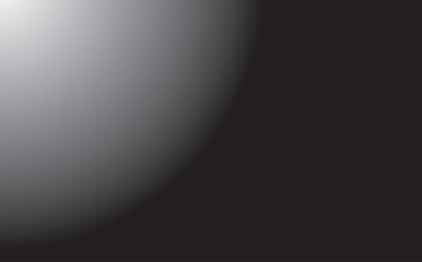 Smooth gradient transition from light gray to black