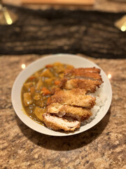 Katsu Curry Dinner Bowl Closeup