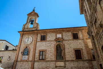 Fototapeta premium Grottammare, Marche. Spectacular glimpses, views and summer panoramas.