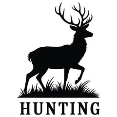 deer silhouette vector