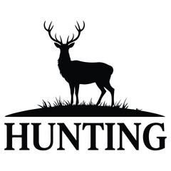 deer silhouette vector