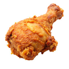 fried chicken wings on white