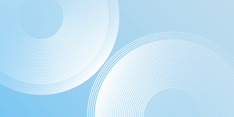 Design minimalist banner background, pastel colorful, blue and white gradations modern art design abstract