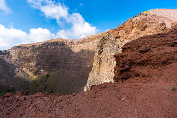 Eroded Cliffs and Blue Sky
