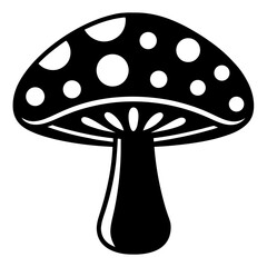 fly agaric vector illustration