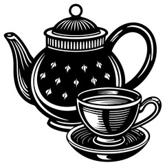 teapot and teacup