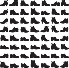 women shoes silhoutte 