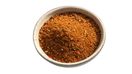 Ground Old Bay Seasoning in Bowl on White Background