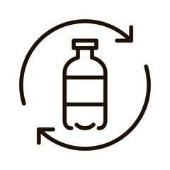 Sustainable Energy and Environmental Conservation Icon in Outline Style