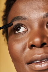 Radiant beauty in a studio setting showcasing skin care and diversity