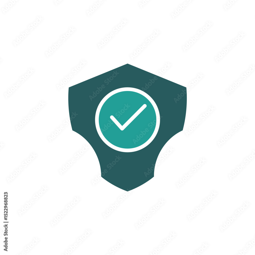 Poster security icon. vector.editable stroke.linear style sign for use web design,logo.symbol illustration.