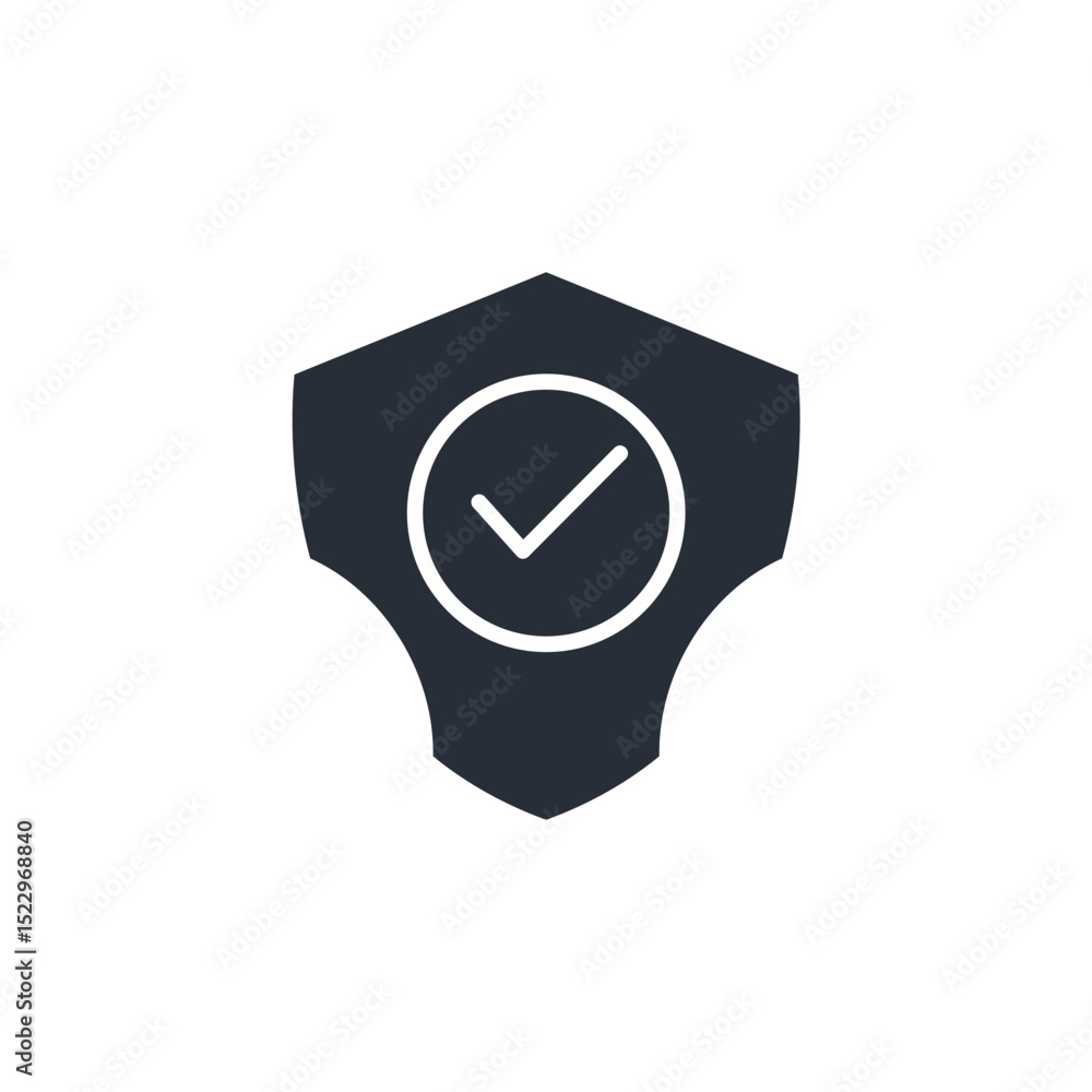 Poster security icon. vector.editable stroke.linear style sign for use web design,logo.symbol illustration.