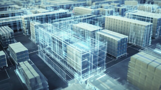 Industrial  container  layout