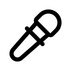 mic line icon